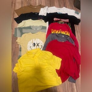 Kids T-shirts/ Long Sleeve Shirts Bundle- Multiple Brands